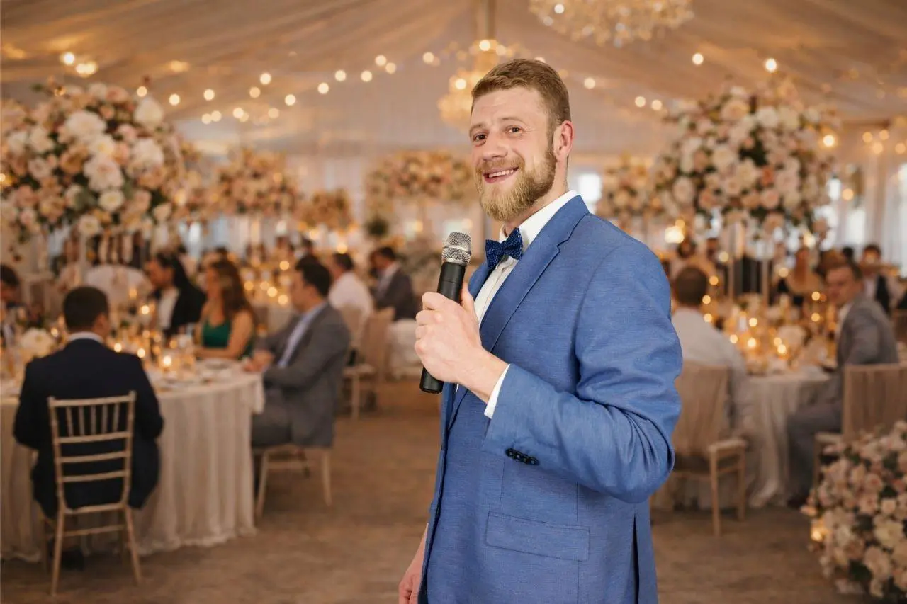Tamada Christian bei einer Hochzeit