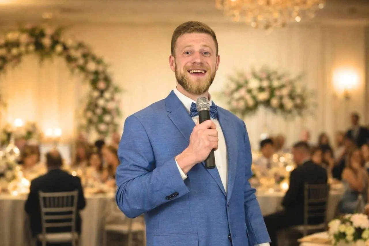 Tamada Christian bei einer Hochzeit