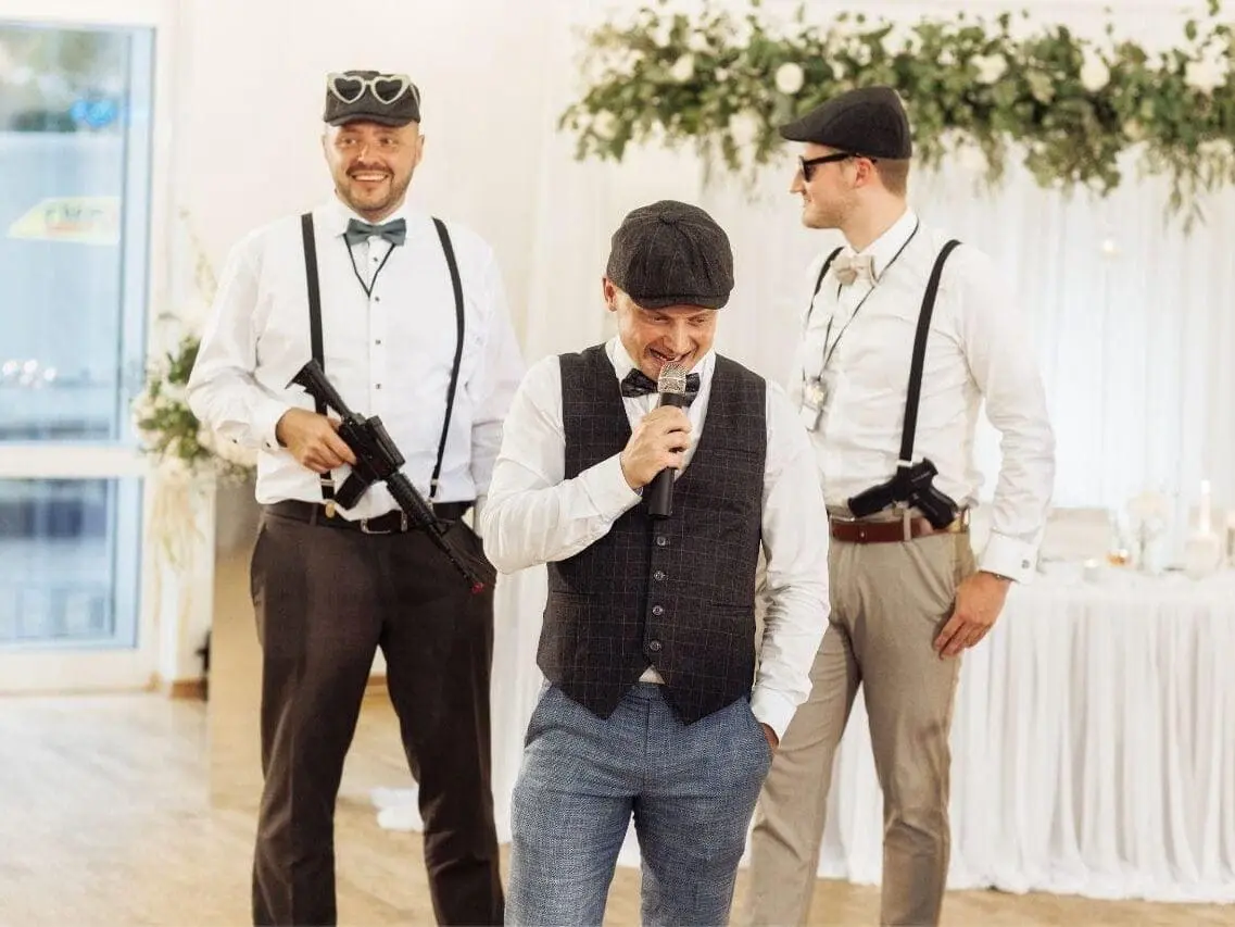 Tamada Artur mit Showeinlage bei einer Hochzeit