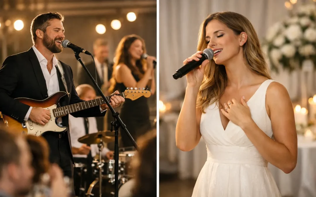 Liveband oder Hochzeitssänger: Was passt besser?