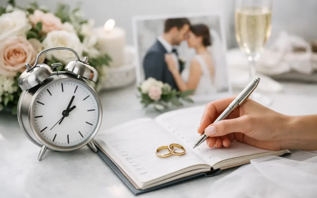 Zeitplan für Hochzeitstag optimieren leicht gemacht